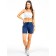 Women's shorts ise, size 46 cm, dark blue color