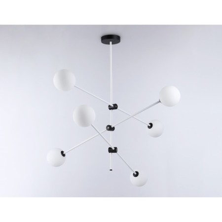 Suspended Ambrella Light, Modern, TR2512, 6XG9, white, black color-1