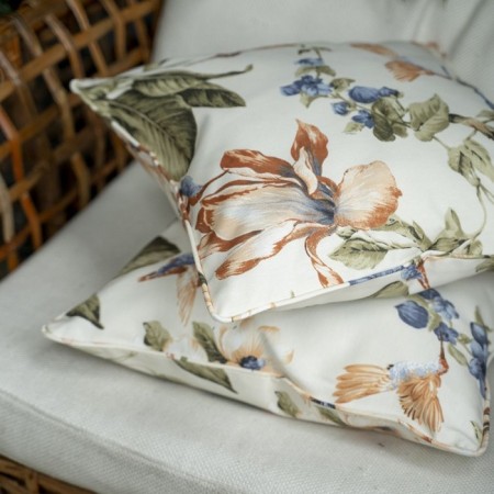 Decorative pillowcase "Act", size 45x45 cm, beige color-1