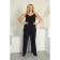 Female trousers, size 46, blue color