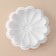 Form for mousse desserts and baking konfinetta "chamomile", silicone, 22 × 4.5 cm, white color