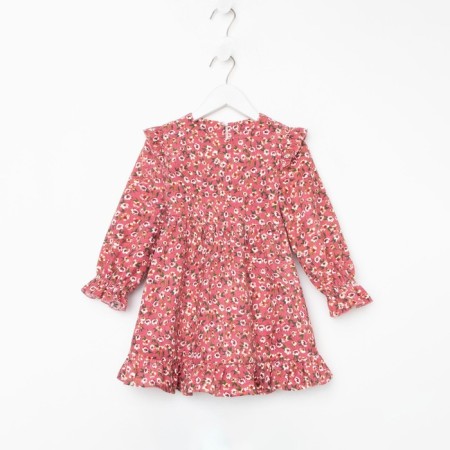 Платье детское KAFTAN "Цветы", р. 32 (110-116), розовый-5