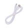 Krutoff Modern, Microusb cable - USB, 1 A, 1 m, white