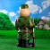 Garden figure "Hunter with a gun" 63x35x23cm