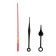 A set of 3 arrows for 54/72/77 mm hours, packing 10 pcs, black