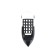 Metallic feeder X-Feeder ME Bullet Arrow S Perfo, Matt Black, 80 g, 20 ml