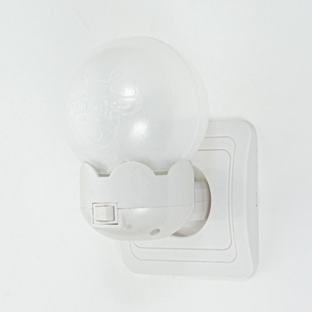 Nightlight "Flower" LED white 7x7x11 cm Risalux