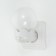 Nightlight "Flower" LED white 7x7x11 cm Risalux