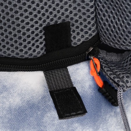 Cracking bag "sling" with a mount for a collar, 45 x 11 x 24 cm, white-gray-6