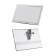 Horizontal badge 90x57mm Erichkrause, plastic, with a metal clamp and pin