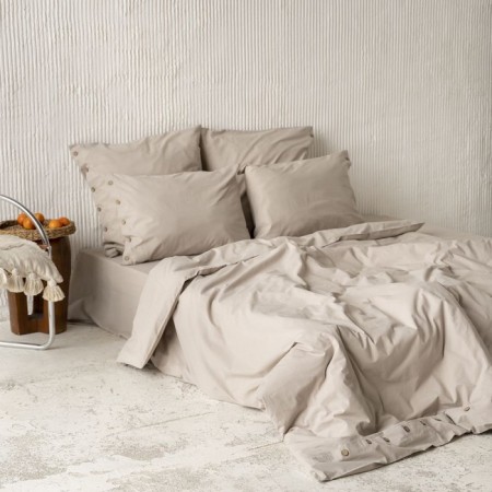 Pillow Pillowcase "Boyle", size 50x70 cm, gray color, 2 pcs-2