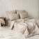 Pillow Pillowcase "Boyle", size 50x70 cm, gray color, 2 pcs