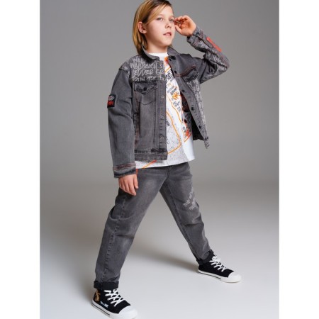 Denim jacket for a boy PlayTode, height 152 cm-4