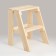 Stool-steel, 40 × 40 × 50cm, from needles
