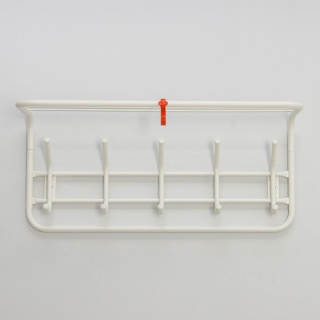 Wall hanger with shelf, 60 cm, white color-2