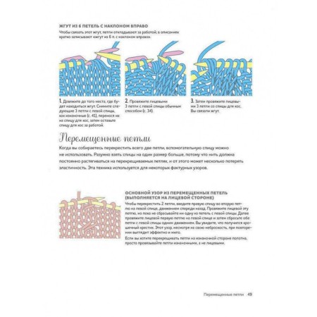 Knitting with knitting needles. The course for beginners-1