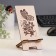 Stand for the phone "Butterfly with a flower", 7 × 8 × 15 cm