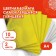 A set of colored coated paper, A4, 10 sheets (5 gold+5 silver), self -adhesive