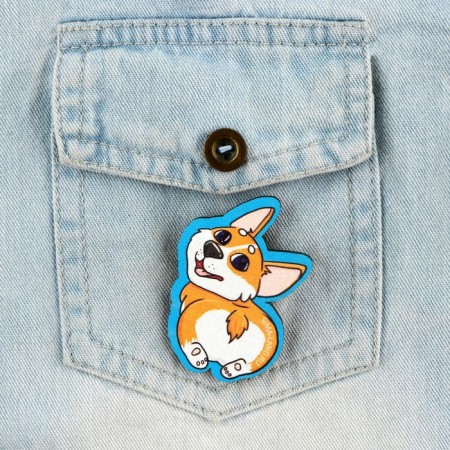 Gift set: notebook and icon "Corgi"-5