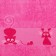 Tainted towel with a cat border, pink color, size 50x90cm 380g/m 100% cotton