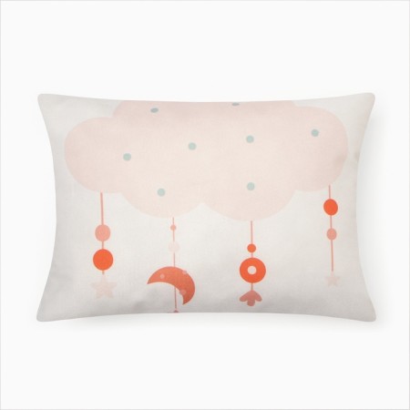 Decorative Ethel Pillow "Cloud", 30*40 cm, velor 100% p/e