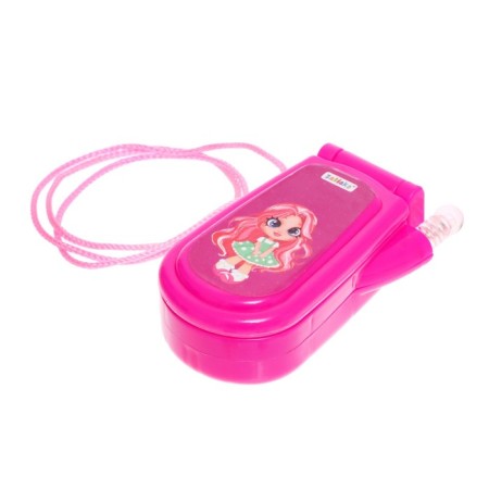 Musical phone "Girls", Russian voice acting, lighting effects, works from batteries, mix-5