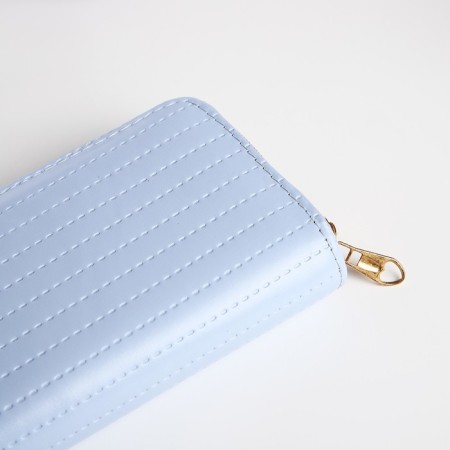 Women's wallet on lightning, the color of the lilac-blue-2