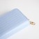 Women's wallet on lightning, the color of the lilac-blue