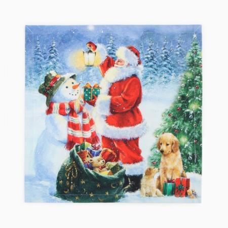 Set Ethel "Christmas Evening": a tablecloth 150x220 cm, with VGMO, salf. 40x40 cm - 12 pcs.-6