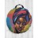 Pillow Sidushka "Colorious African", decorative, D = 52 cm