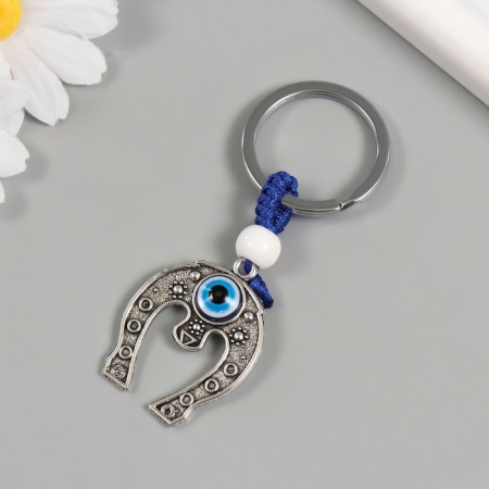 Keychain from the evil eye Metal "horseshoe" 3x6.5 cm-1