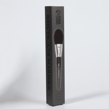Premium makeup brush, 19 cm, black color-2