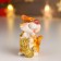 Souvenir Polystone "Tiger with coins/horseshoe" mix 6.7x4x5 cm