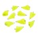 Cargo bullet-excentric stained collapsible Yaman 10 pcs., 18 g, yellow