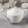 Teapot Porcelain Hollow Wilmax "Julia Vysotskaya", 900 ml, white color