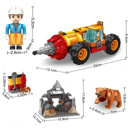 Designer Coaters "Board All -terrain vehicle", 325 parts-1