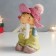 Polystone souvenir "Boy in overalls with bunnies in the pocket" 11.5x8.5x15 cm