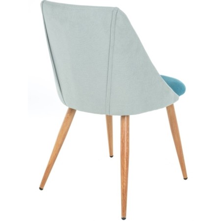 Morgan metal charm metal/velor, natural/blue 53x56x86 cm-2