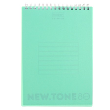 Notepad A5 80l Cl on the crest Newtone Pastel Mint, Land Region, BL 80 g/m2
