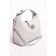 Gobo bag female, eco -leather, ludor gray, 30x10x19 cm