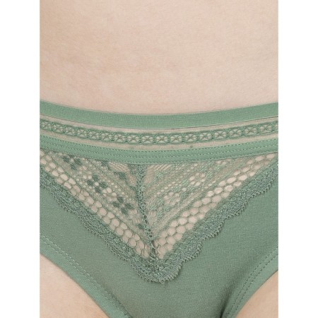 Women's underpants, size 42, green color-1