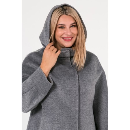 Women's jacket, size 66, gray color
