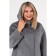Women's jacket, size 66, gray color