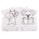Coloring with cutting "puppy"