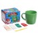 New Year's set for decor mug with polymer clay “New Year! Santa Claus ", 300 ml