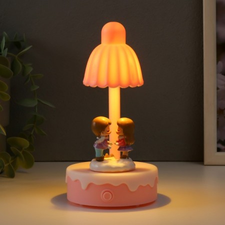 Souvenir plastic light "A couple of kids stretch to each other" MIX 8x8x16 cm-3