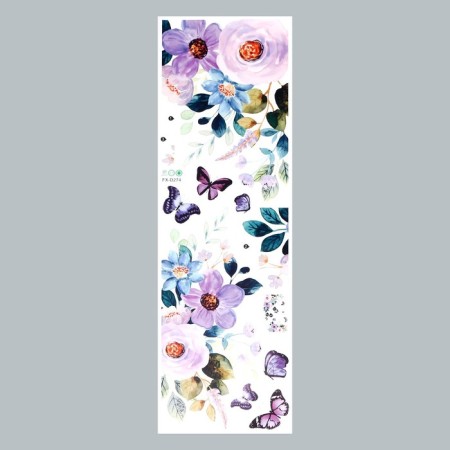 Sticking plastic interior color "Lilac anemones and butterflies" 30x90 cm-1