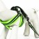 The ammunition set is soft, reflective, leash 120 x 1.5 cm, Osh 35-53 cm, yellow
