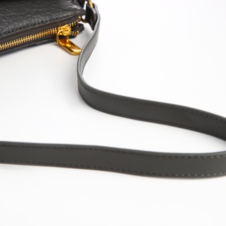 Female bag Textura, average size, dark gray color-6