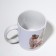 Ceramic "Tenderness" mug, 320 ml, white color